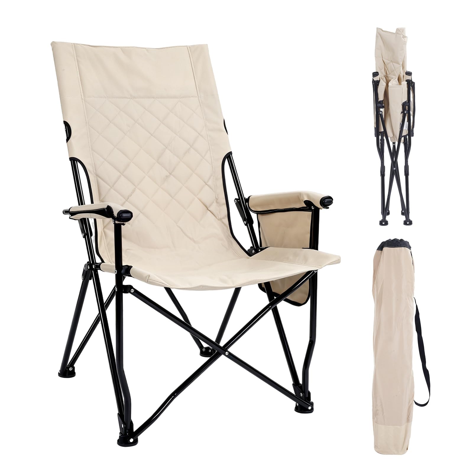 Photo 1 of FITMORARO High Back Padded Camping Chair