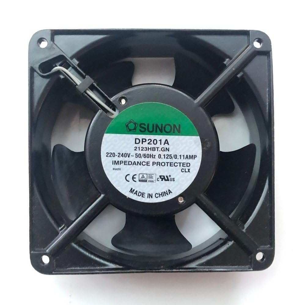 See full amazon price history chart for Lighting Hub SUNON DP201A 2123HBL.GN 220-240V~50/60Hz, 0.125/0.11AMP Cooling Fan (Metal) 120 * 120 * 38mm 2Wire Lighting Hub SUNON DP201A 2123HBL.GN 220-240V~50/60Hz, 0.125/0.11AMP Cooling Fan (Metal) 120 * 120 * 38mm 2Wire (B0DFY7QWWP) Amazon Price History, Amazon Price Tracker