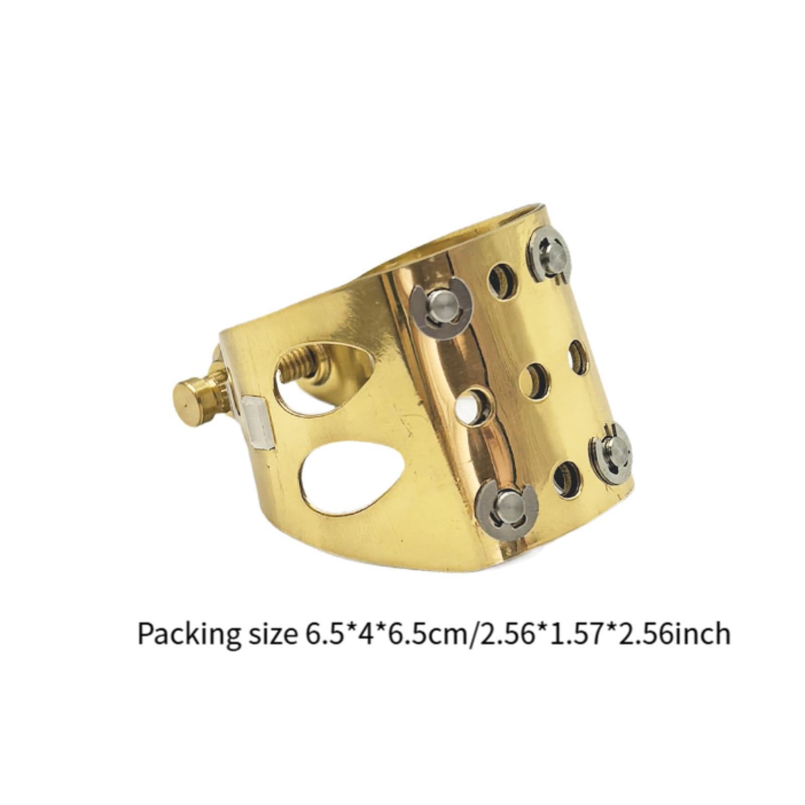 Generic Abrazadera de Boquilla de Saxofón de Metal Que Proporciona Un Gran Sonido Ajustable Y Resistente