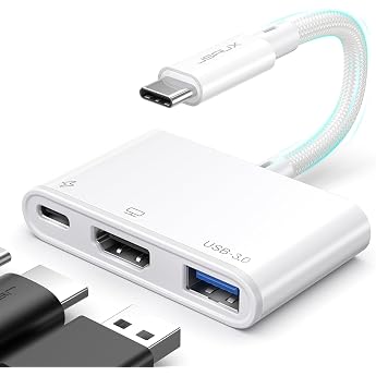 JSAUX USB C to HDMI Adapter Digital AV Multiport Hub with 4K HDMI 100W PD