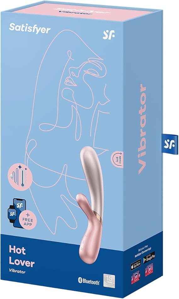 Satisyfer, Rabbit Bluetooth, Hot Lover Connect App, 20 cm ...
