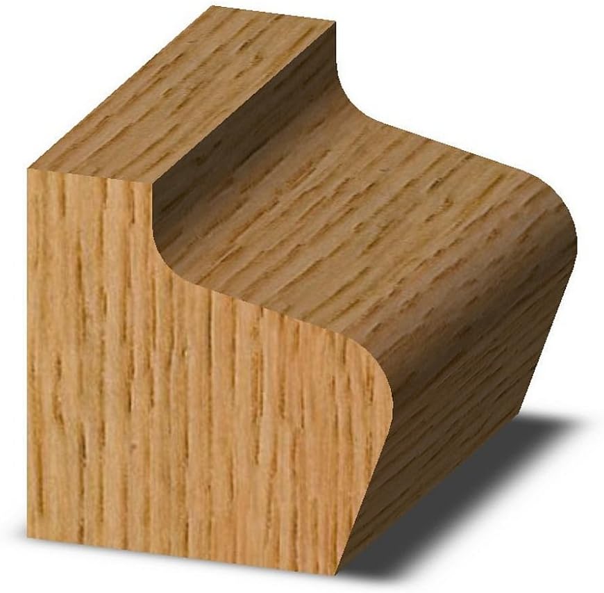 Whiteside Router Bits 6015 Door Edge Bit with 1-1/2-Inch Large Diameter and 7/8-Inch Cutting Length