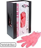 Vista 9 de EMENTOL Magnetic Glove/Tissue Dispenser Holder, Red Glove Dispenser Wall Mount, Mount onto Tool Box or in Workshops