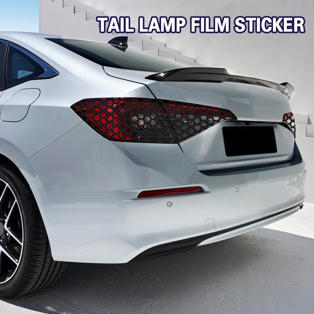 Pellicola Adesiva Nido D'ape Per Luci Auto - 2 Pezzi Nero Carbonio, 48x30cm, Effetto Stile - Foto 10