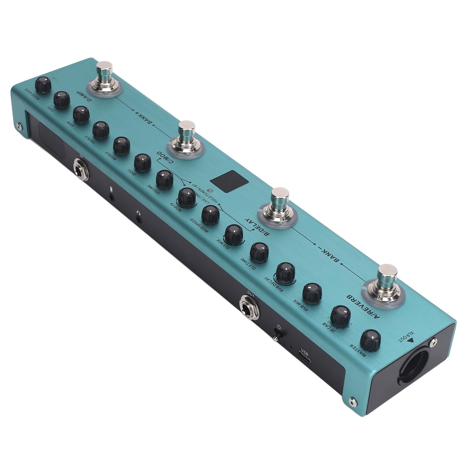 Pedale del processore multi -effetti di chitarra elettrica digitale con 36 preset modificabili Reverb Delay amp per chitarristi elettrici musicisti professionisti