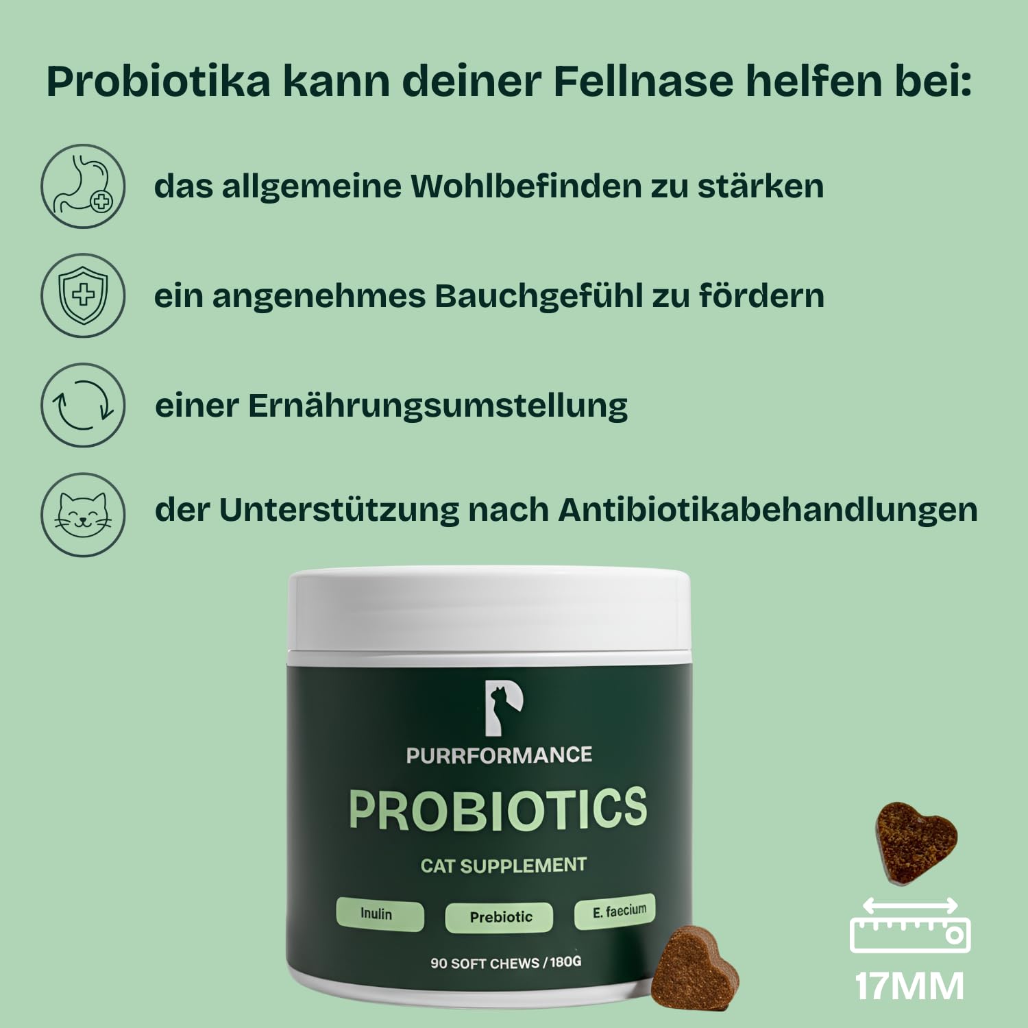 Probiotics - Verdauungsunterstützung für Katzen