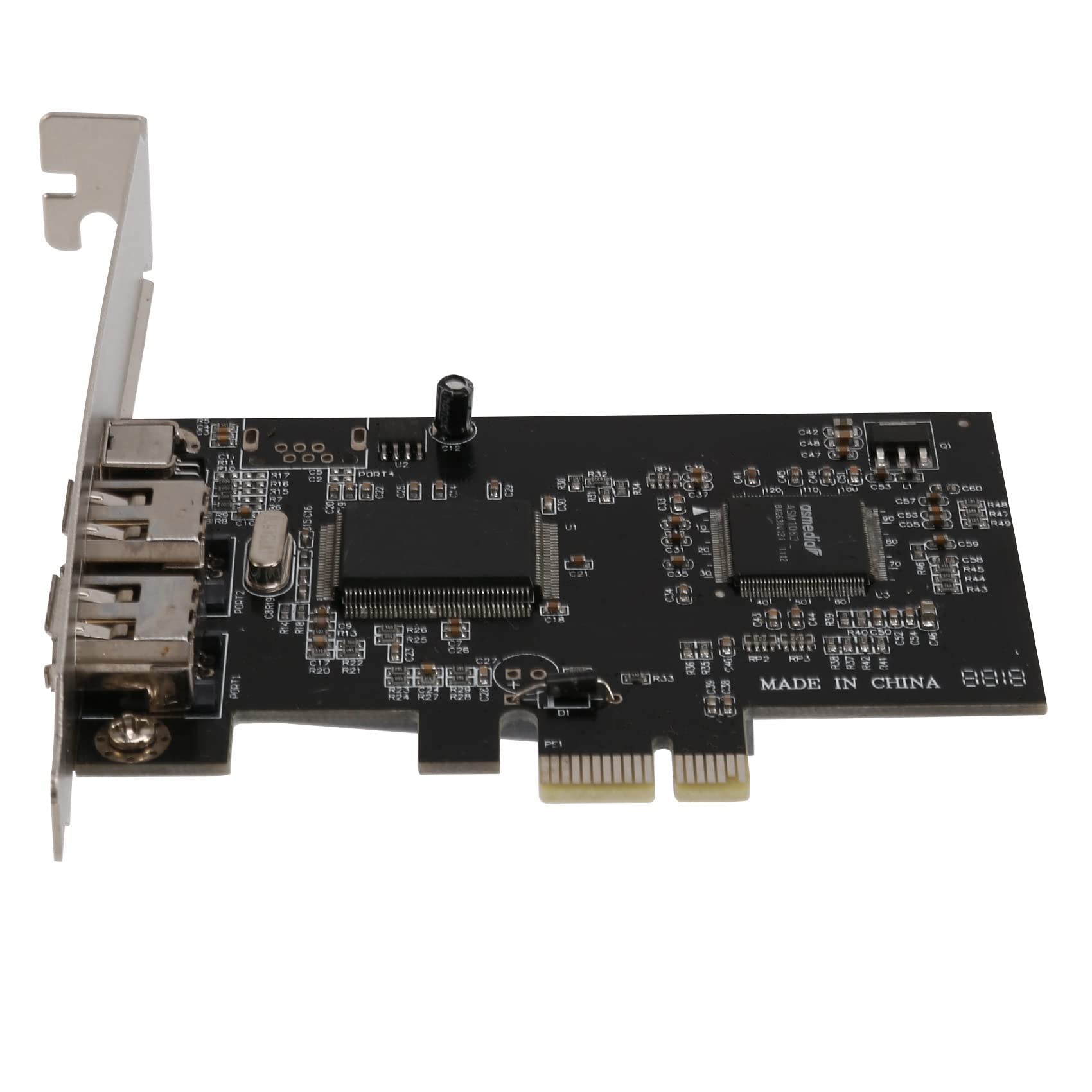 Carte 1394 Firewire, PCIe 3 ports Carte d'extension 1394A Firewire, PCI Express vers contrôleur d'adaptateur IEEE 1394 externe