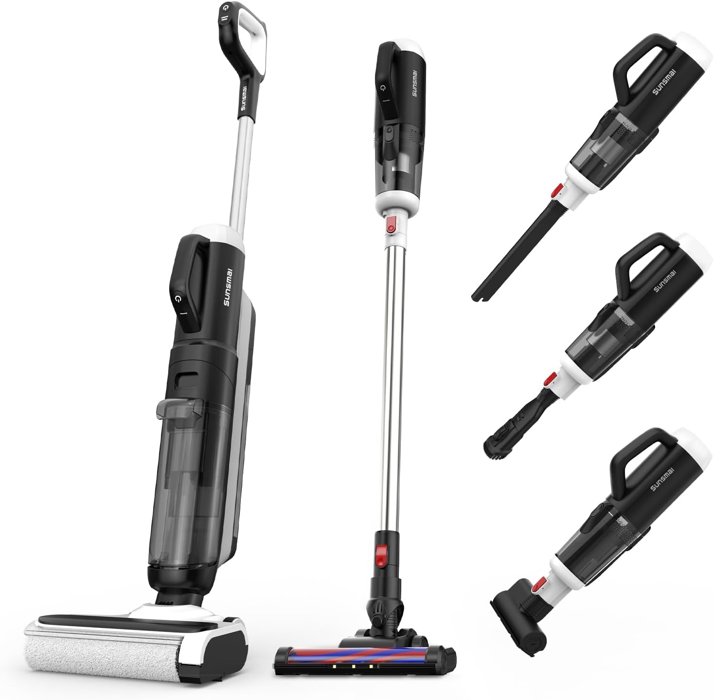 Versatile SUNSMAI Cordless Wet Dry Vacuum Cleaner