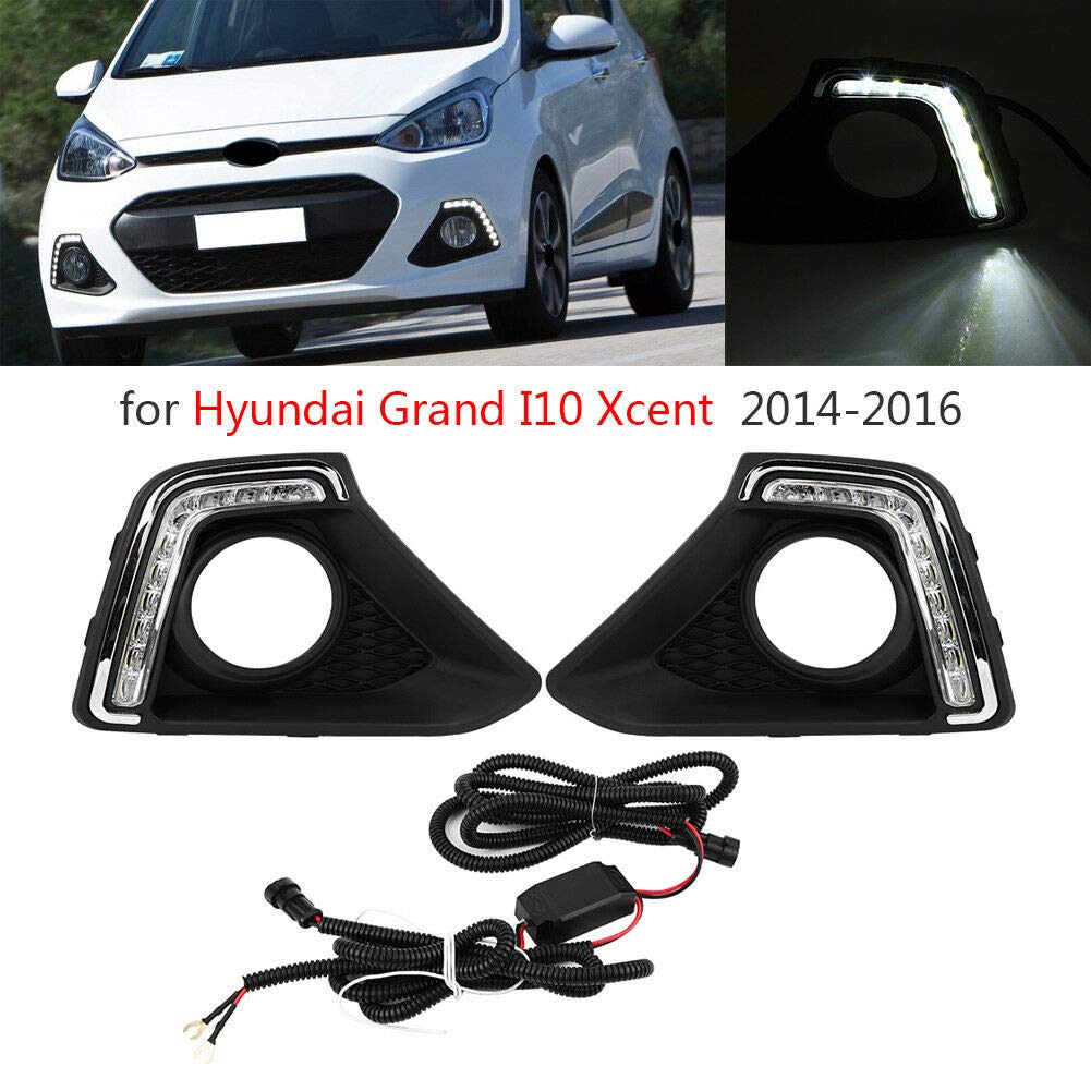 Buy FidgetKute Car LED DRL Daytime Running Light Headlight for Hyundai