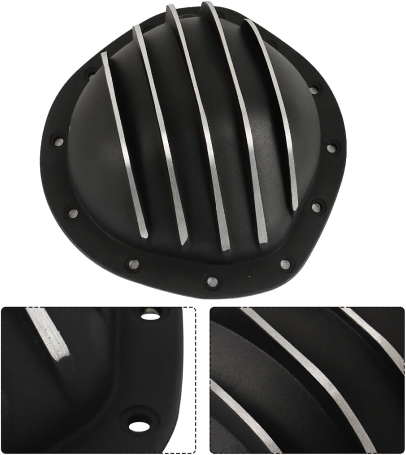 munirater Rear Black Differential Cover with Washer Replacement for Bl-az-er 1967-1981