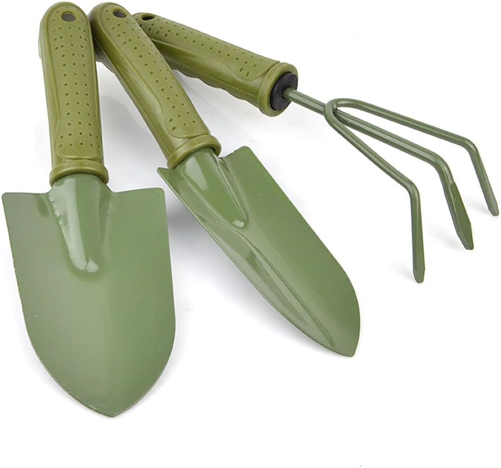Gardening Plant Pot 3 Pieces Gardening Tools Small Shovel/Rake/Spade