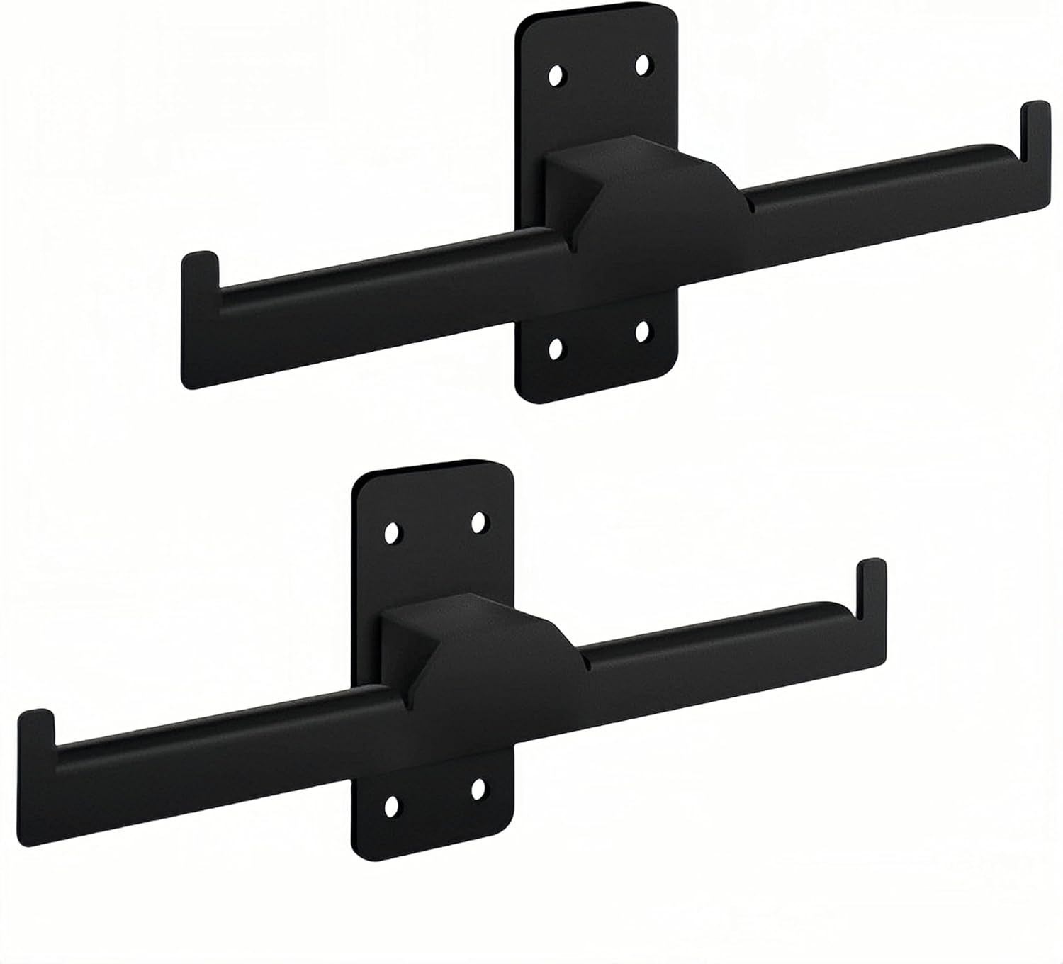 2PCS Backpack Blower Sprayer Rack Wall Mounted, Heavy Duty Steel Backpack Leaf Blower Garden Sprayer Hanger, Small Chainsaw Lawn Mower Holder for Garage Trailer Indoor Storage Organization