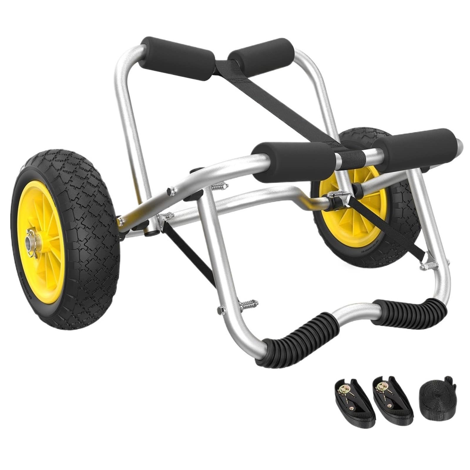 Carro para Remolque de Barco Carrito for Kayak, Carrito for Canoa, Porta Accesorios for de Pesca, Plegable for Tabla Paddle Surf, Remolque for Barco, Transporte