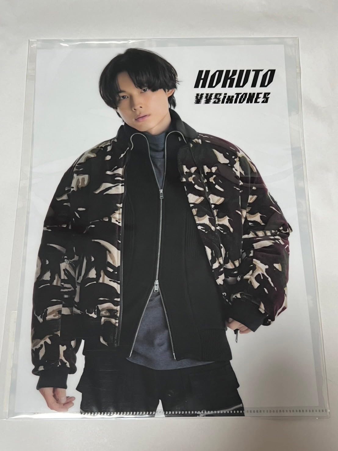 Amazon.co.jp: 松村北斗 クリアファイル SixTONES VVS 2024 