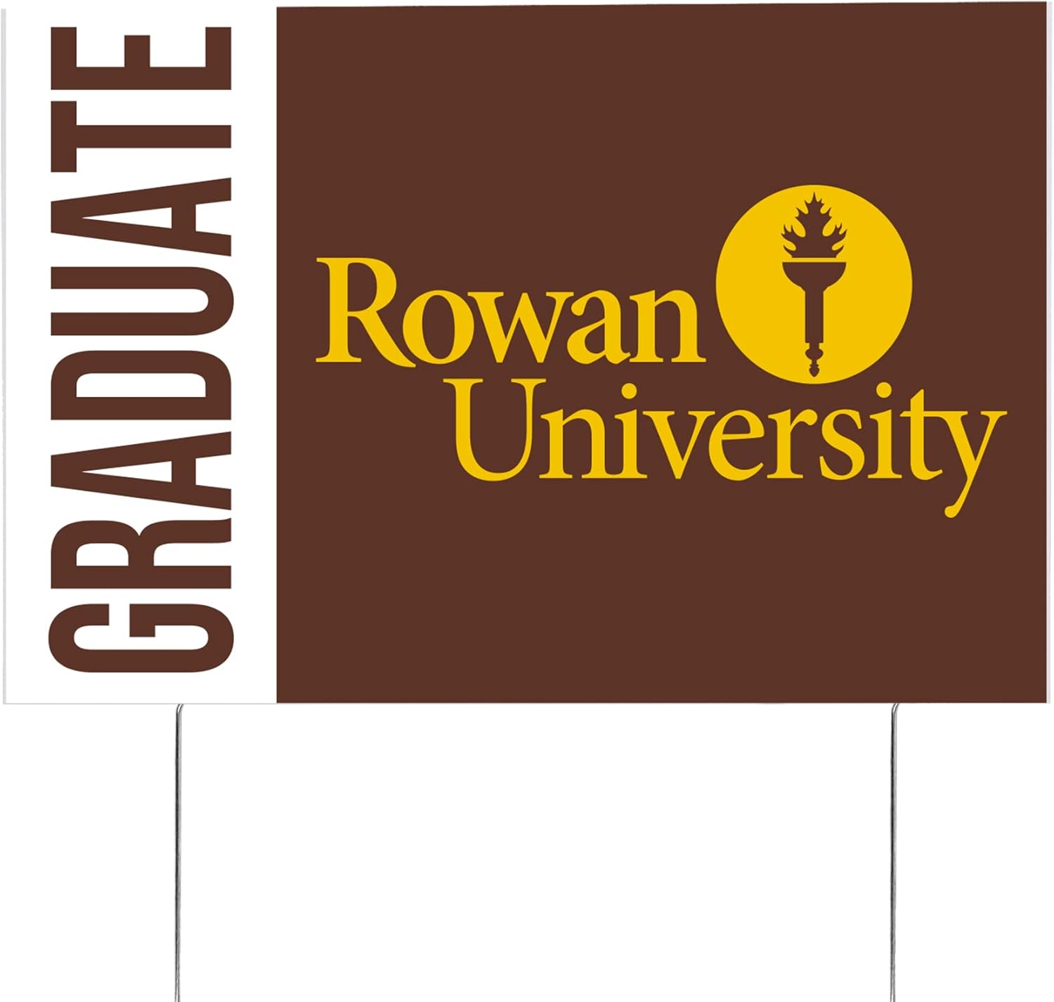 Desert Cactus Rowan University Barons 12x18" Graduate Graduation Celebration Yard Sign Graduates Outdoor Lawn Display with Stakes (Grad Sign 3)