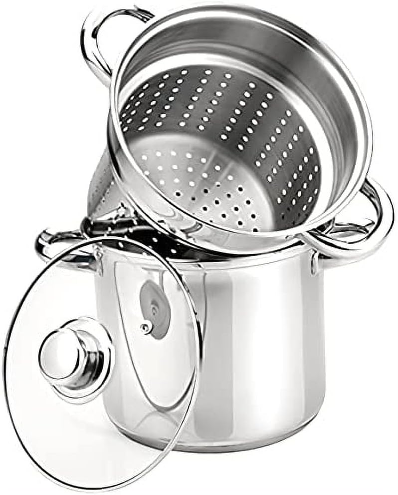 EUROSTAR ECX02227 7 Piece Stainless Steel Cookware Set