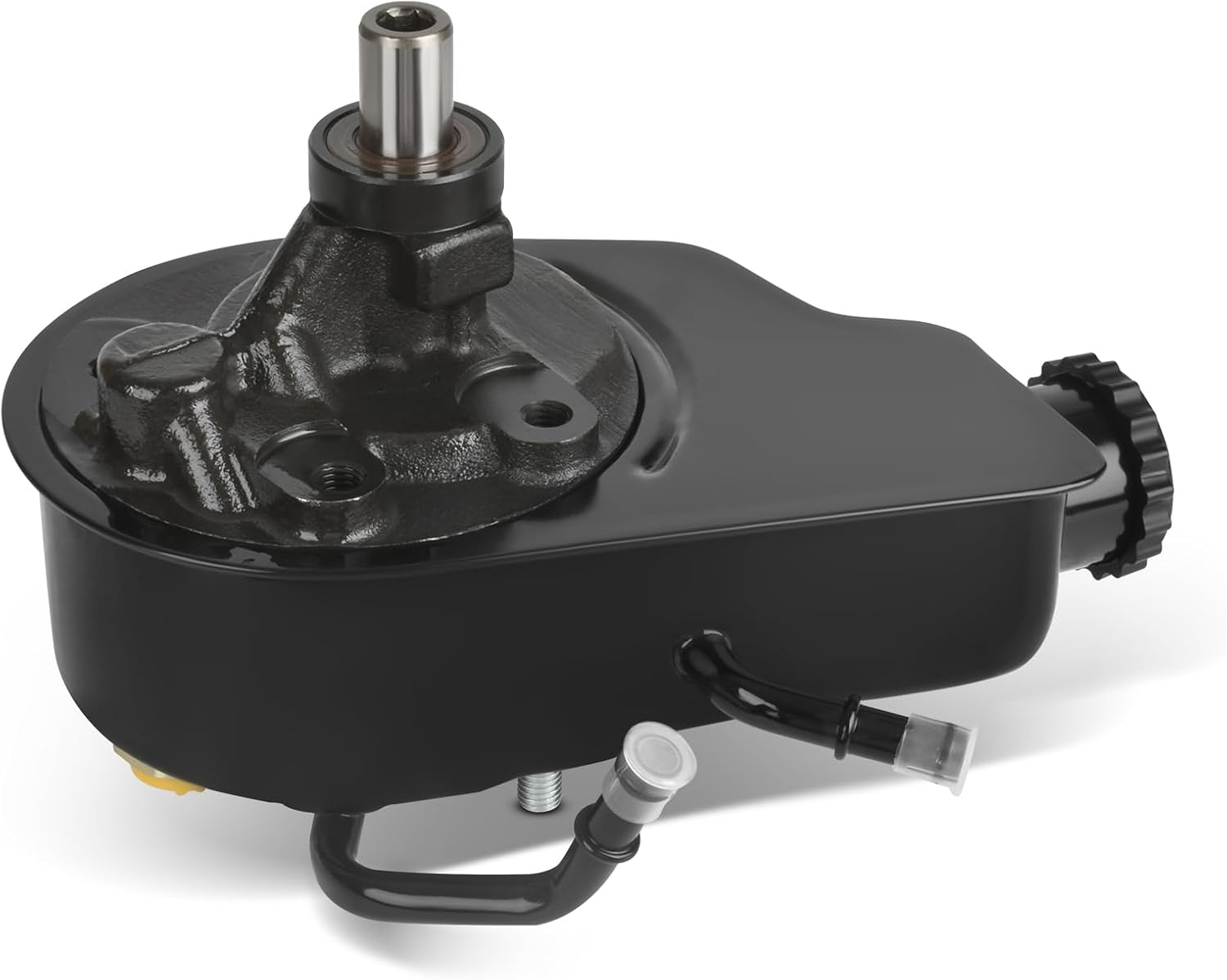 HYR Power Steering Pump with Reservoir Compatible with 1996-2017 Chevrolet GMC Silverado 1500 Classic Silverado 2500 Suburban 3500 HD Sierra 1500 Cadillac AM General Hummer H 2 Replace # 20-8739