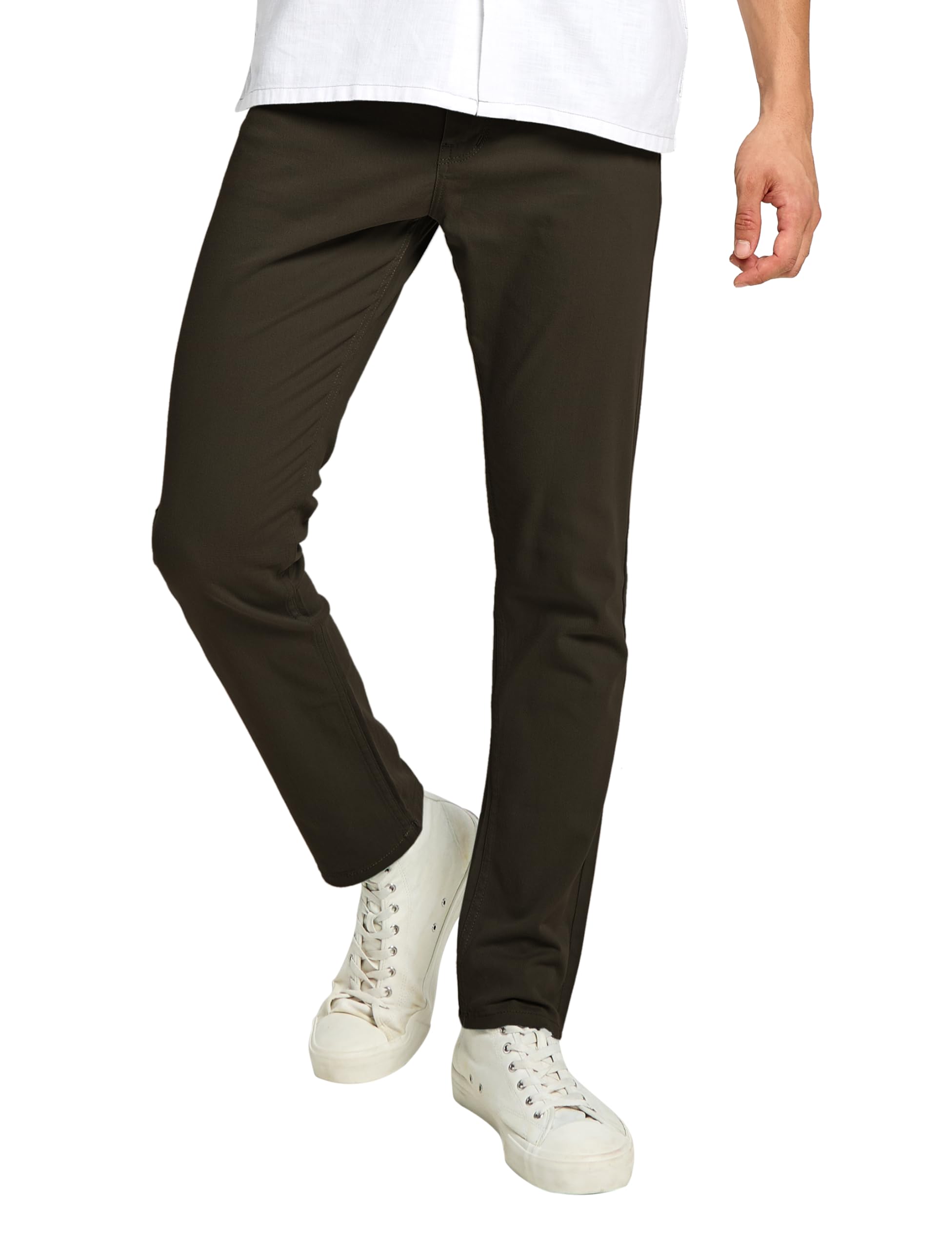 Cotton Regular Fit Chino Pants for Men | Casual Pants | D Pockets | Chino Trousers-image-39