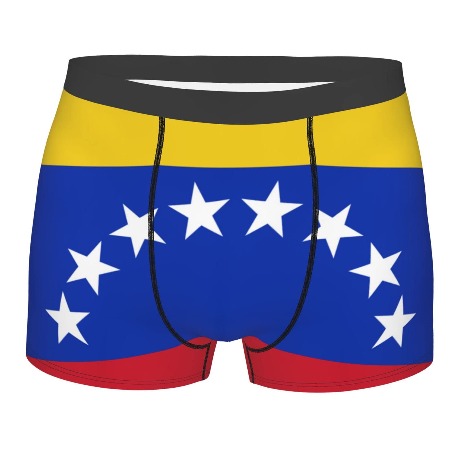 Venezuela Flag Men's Underwear Breathable Boxer Briefs Stretch Trunks
