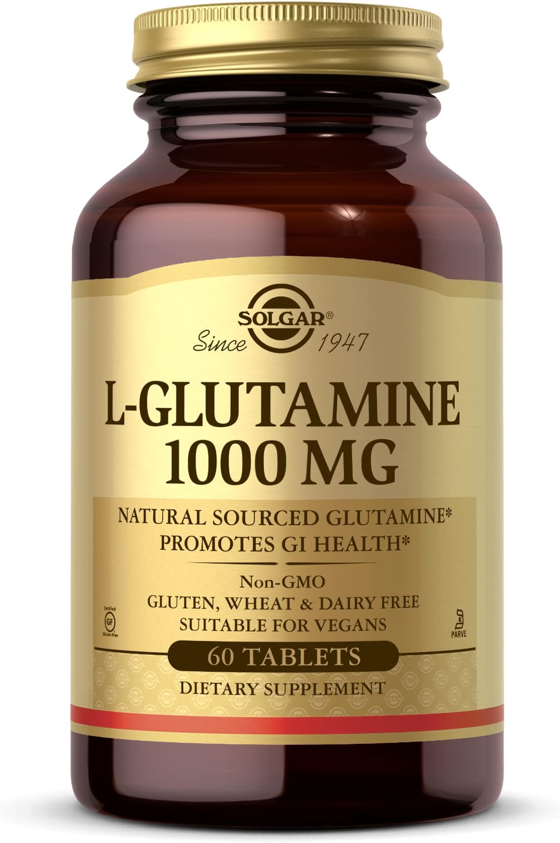 Solgar L-Glutamine, 1000 mg - 60 Tablets