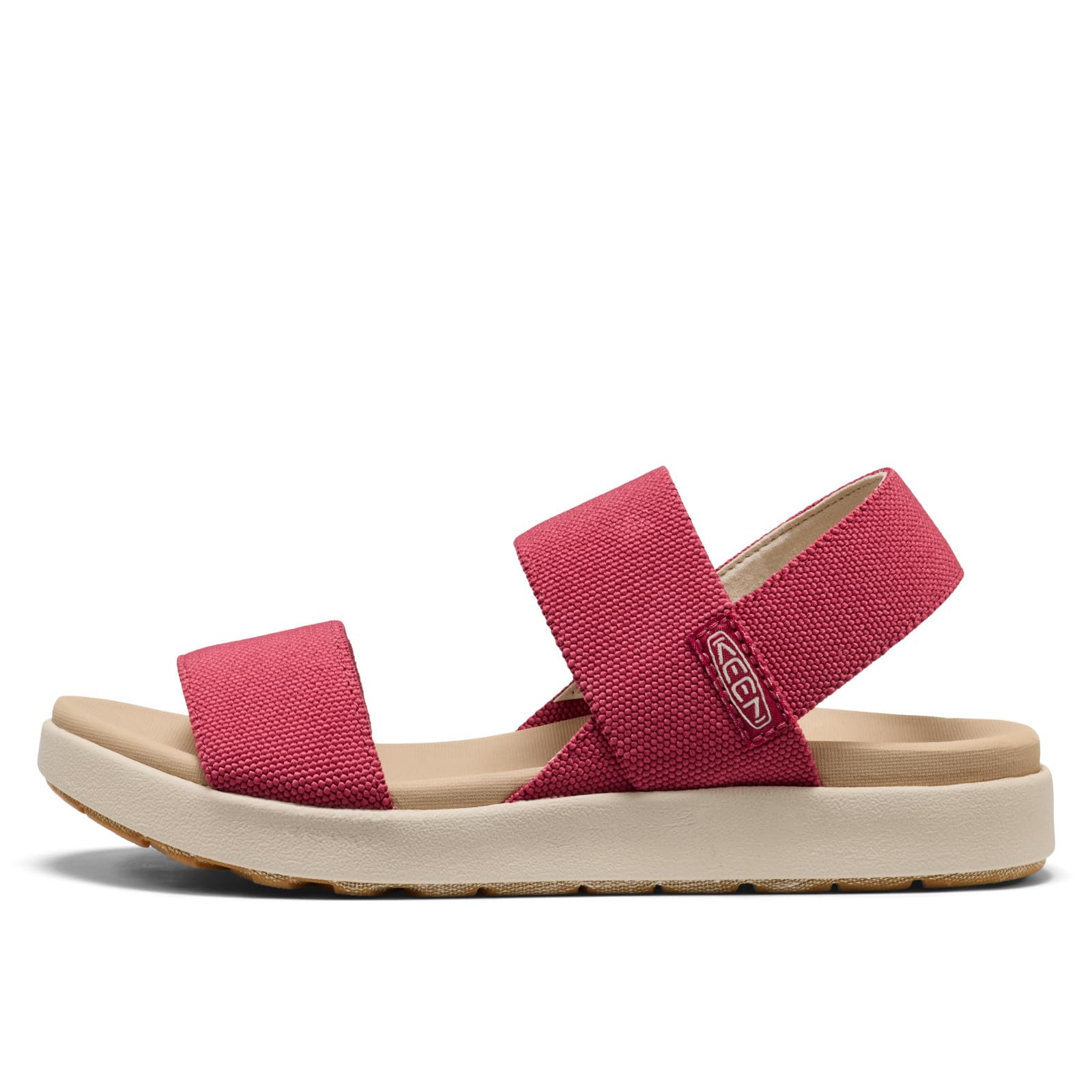 KEEN Damskie sandały na koturnie Elle Backstrap, granat/brzozowe, 36 UK, Granat brzozowy, 39 EU