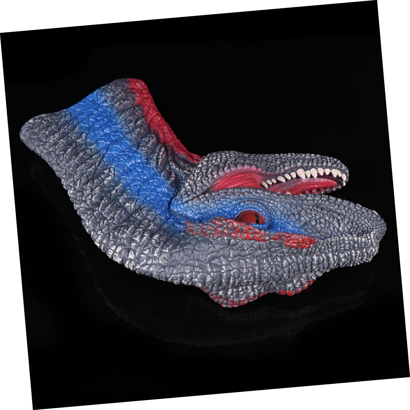 Juguete de Dinosaurio Marioneta de Mano para Niños Mandíbula Articulada y Pintura Detallada para Juego de rol y Creatividad