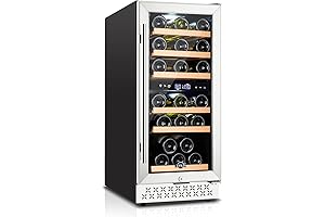 Tylza Mini Fridge 15 Inch Small Wine Cooler