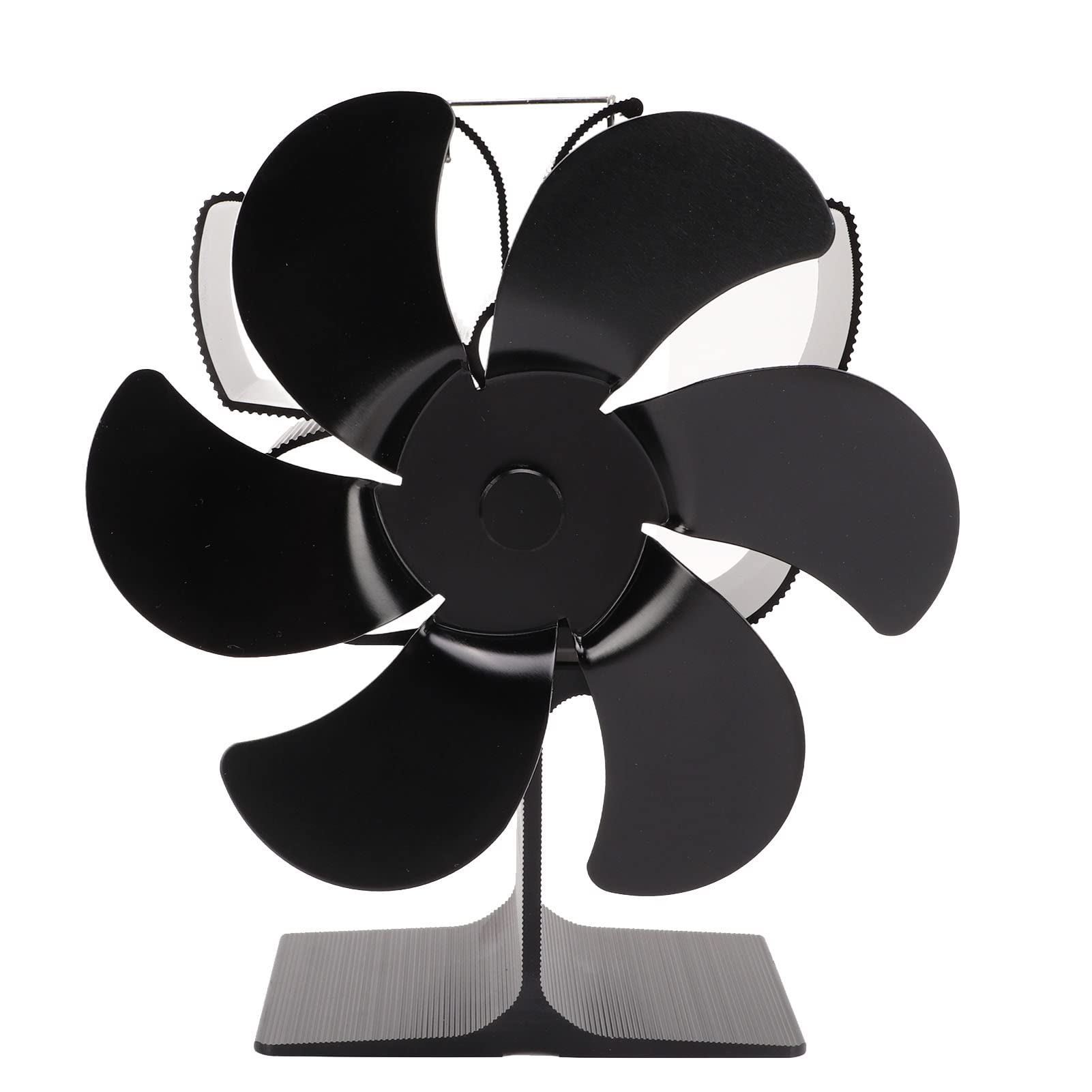 Wakects Ventilador de Estufa para Chimenea, 6 Aspas, No Eléctrico, para Estufas de Madera, Estilo Mariposa, Modelo LT370, 152 mm