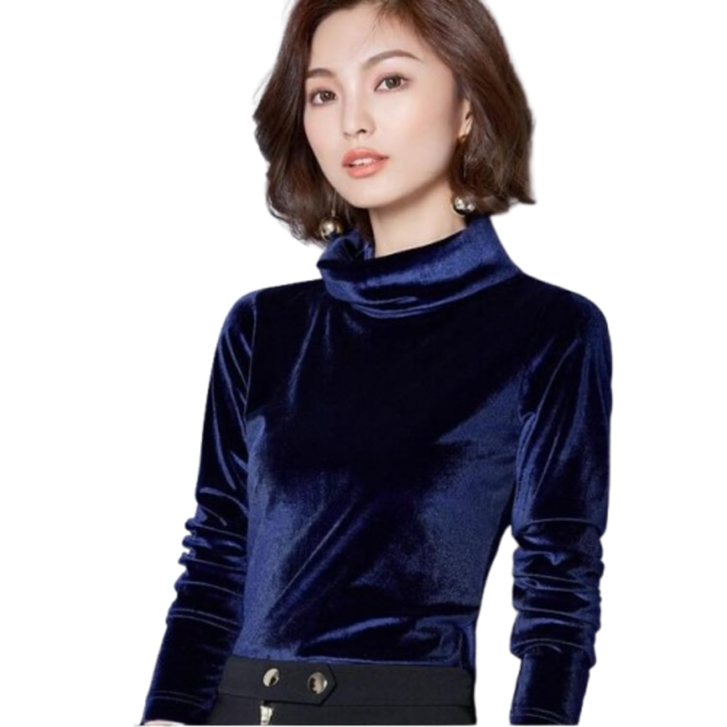 rimsha wear Women's wear Blue Velvet Sweatshirt-picture-12