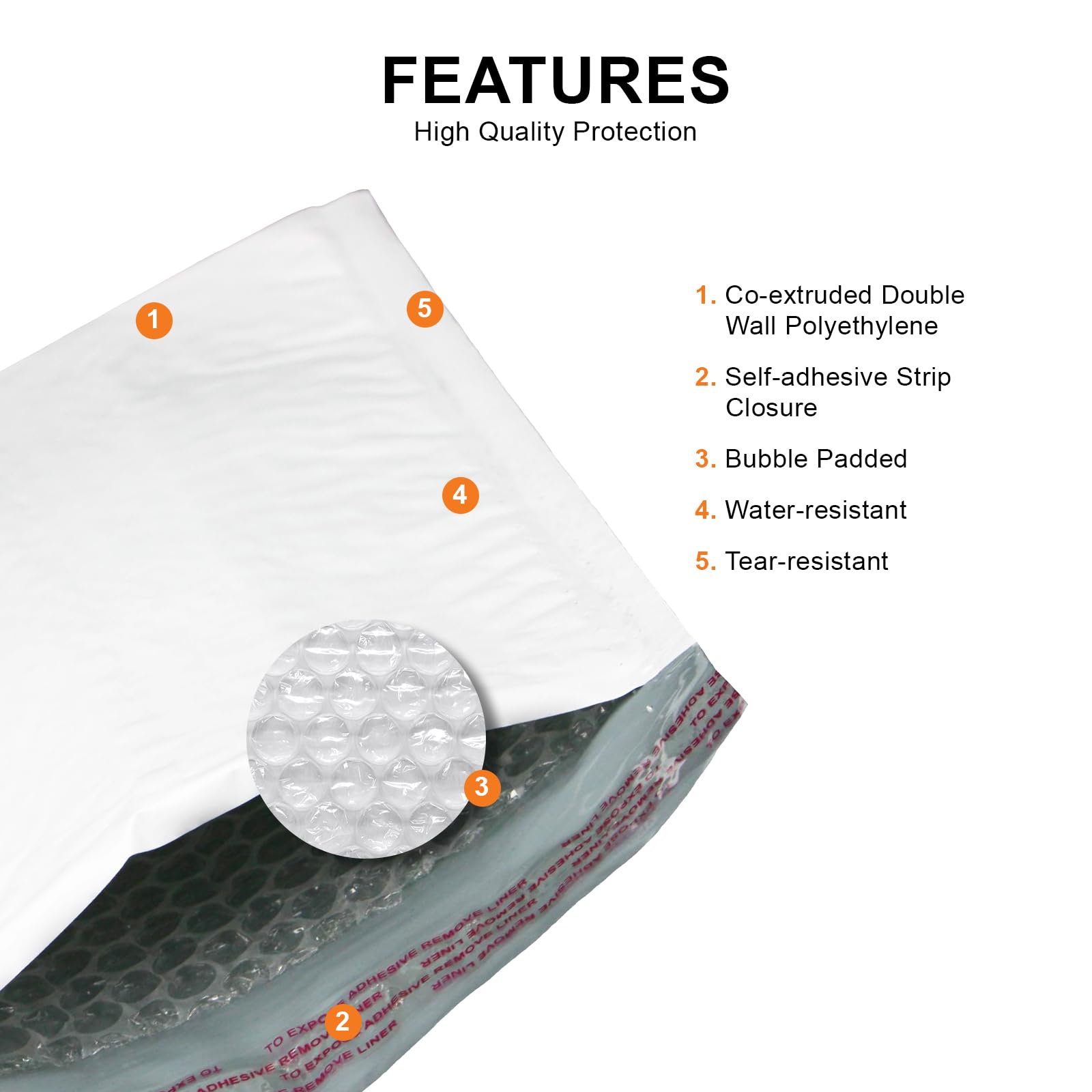 50Pcs Black Bubble Mailer Bubble Padded Mailing Envelopes Mailer Poly for Packaging Self Seal Shipping Bag Bubble Padding Bubble - 21