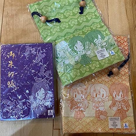 Amazon Co Jp ラブライブ 神田明神 御朱印帳 御朱印袋セット 文房具 オフィス用品