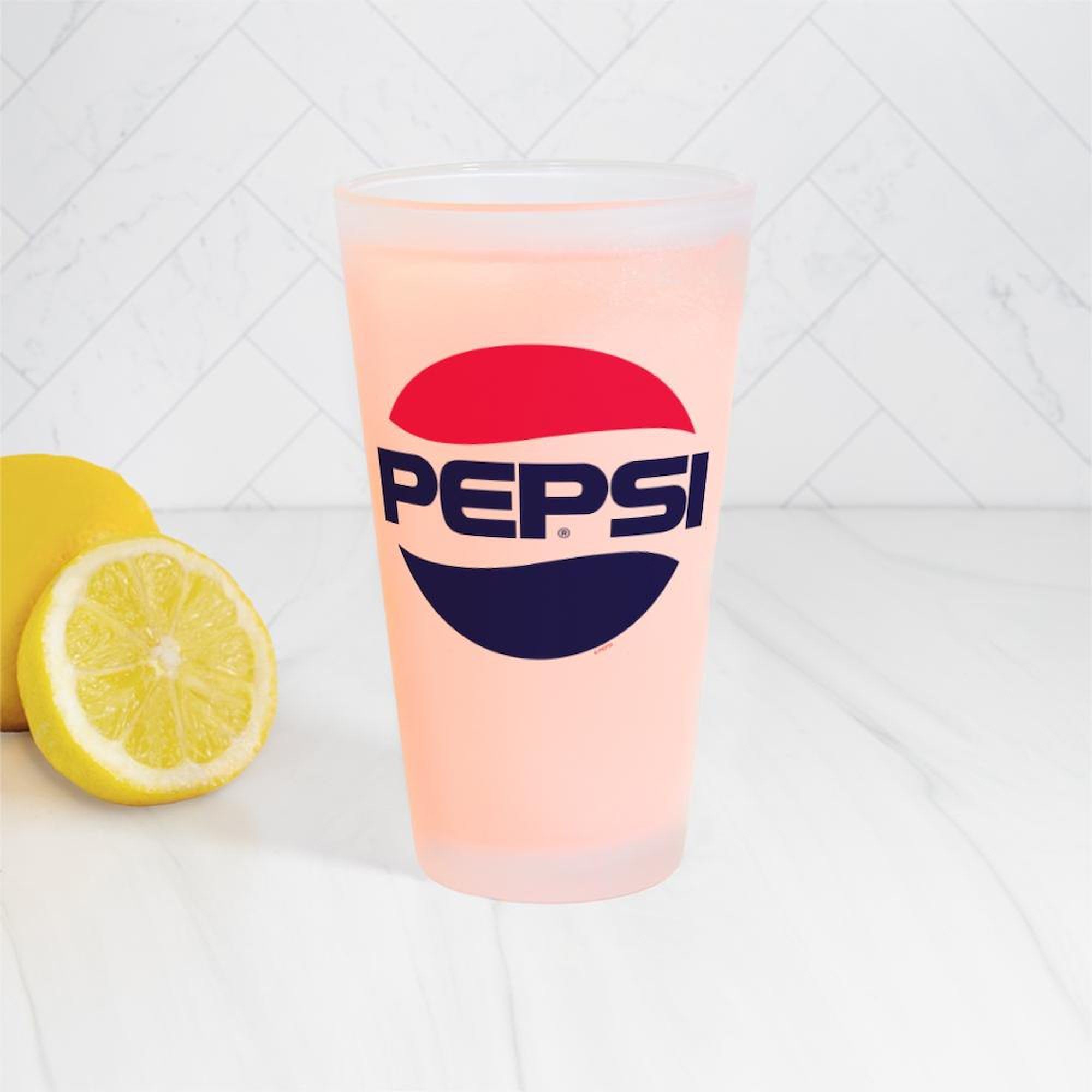Amazon.com: CafePress Pepsi 90S Logo Pint Glass, 16 oz. Drinking