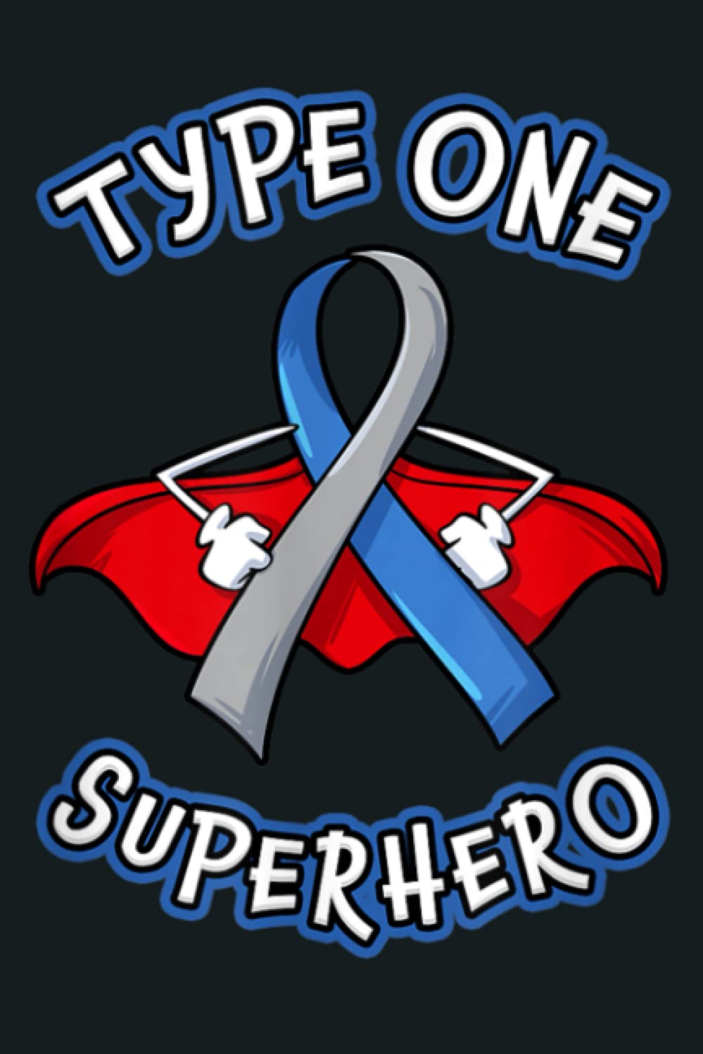 Type 1 Diabetes Superhero Awareness Gift Diabetic Boys Girls: Notebook Planner - 6x9 inch Daily Planner Journal, To Do List Notebook, Daily Organizer, 114 Pages