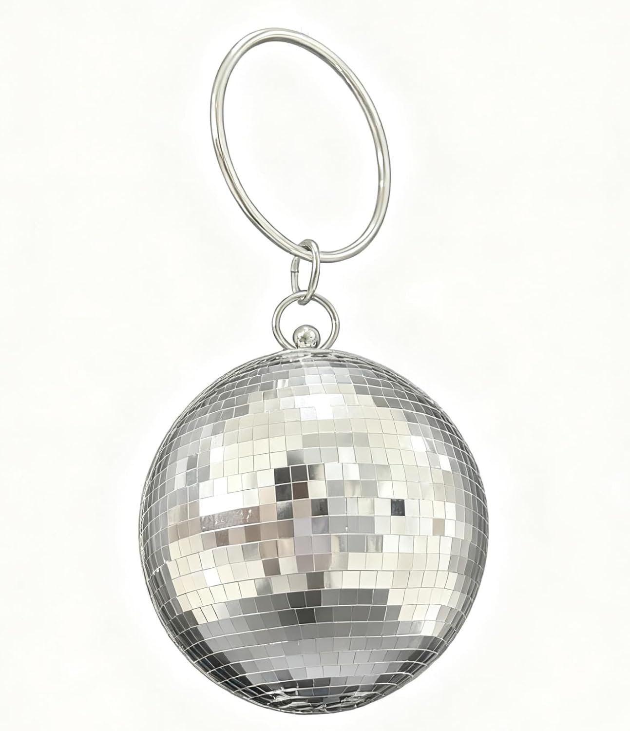 Disco Ball Purse For Women, Sparkly Sequin Glitter Wristlet Clutch, Mirror Cube Bag, Party Retro Handbag Wedding Bags