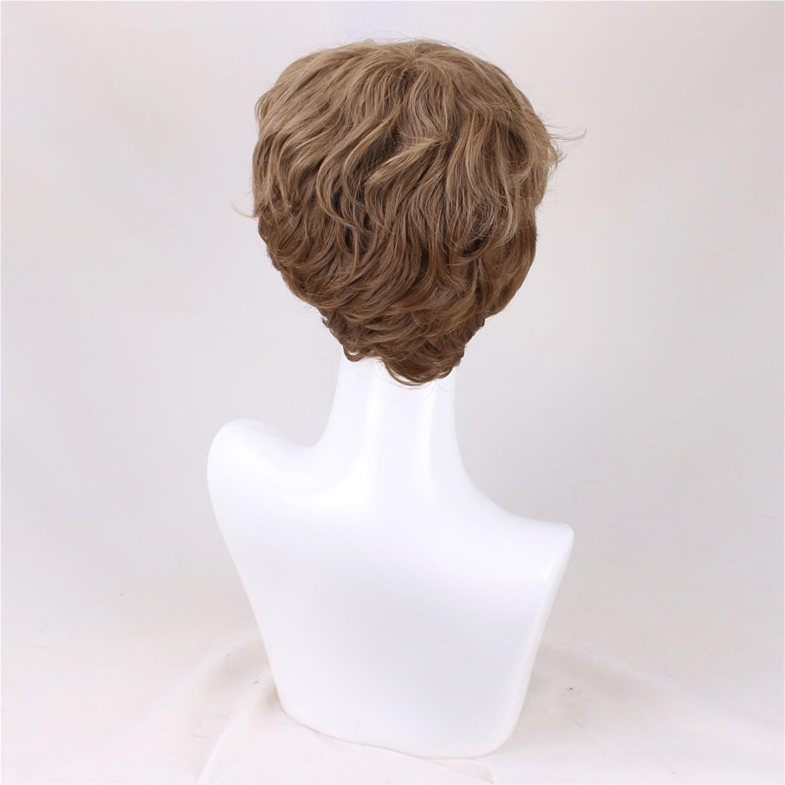 Haaraufsätze Peluca rizada corta desordenada retro for hombre