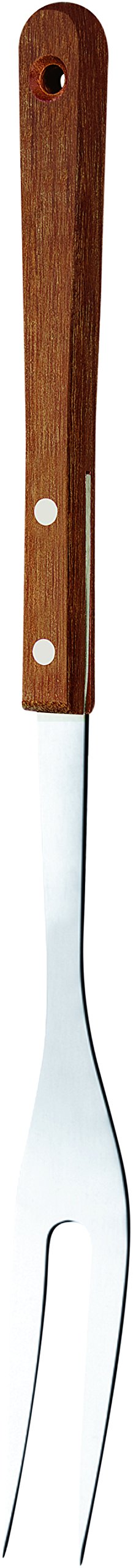 Di SOLLE, Brazil Food Grade Stainless Steel and Hard Wood Carving Fork (33 cm, Silver) -74