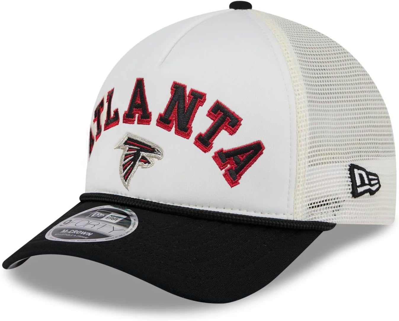 New Era NFL Chrome Arch 9FORTY M-Crown A-Frame Trucker Mesh Adjustable Snapback Hat One Size Fits All