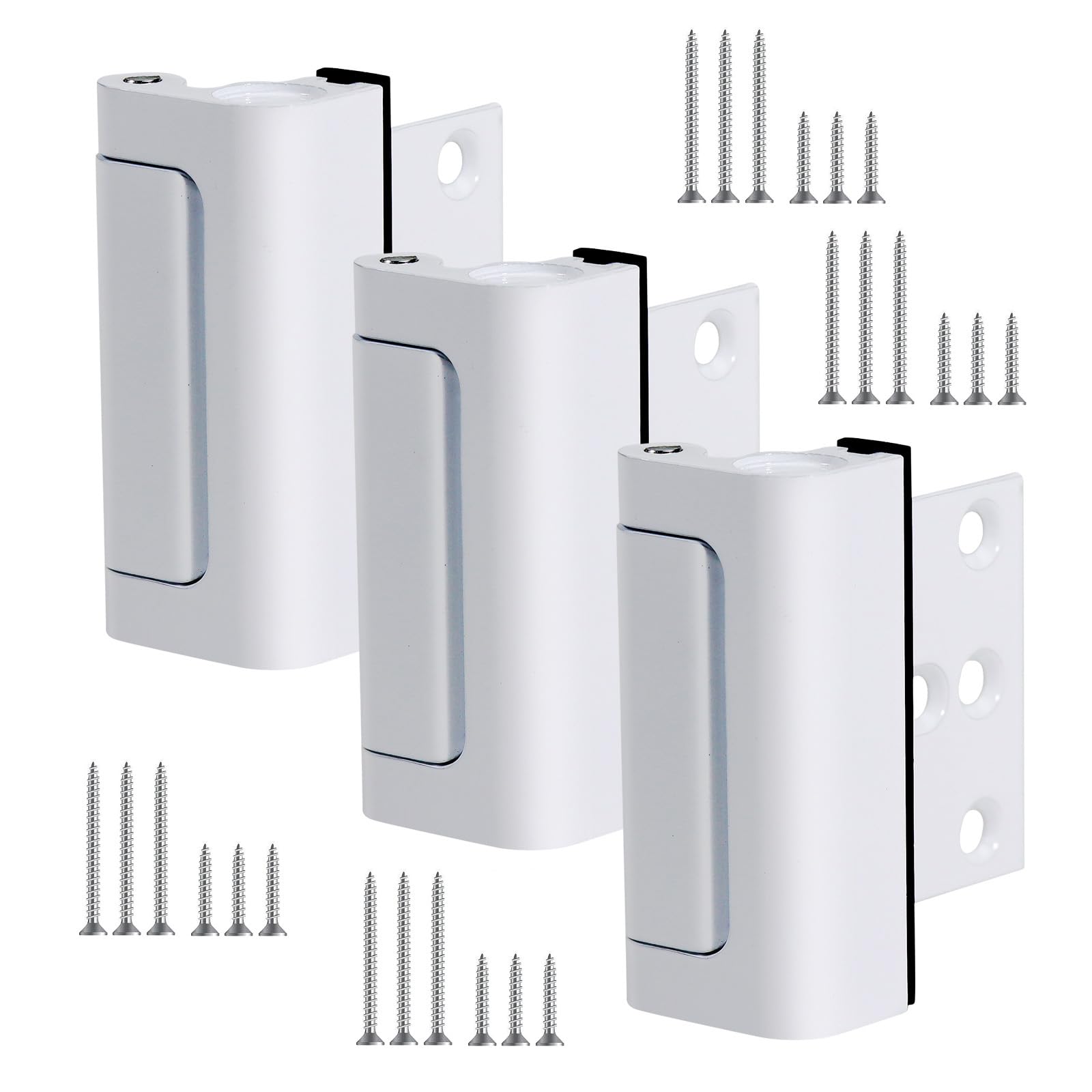 Cerradura de puerta de seguridad para el hogar (blanco)