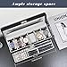 ProCase Watch Box for Men, 6 Slot Watch Display Case with Drawer, Mens Watch Case With Glass Lid, 2-Layer Jewelry and Watch Storage Watch Holder Organizer for Men Women -6 Slot, Black