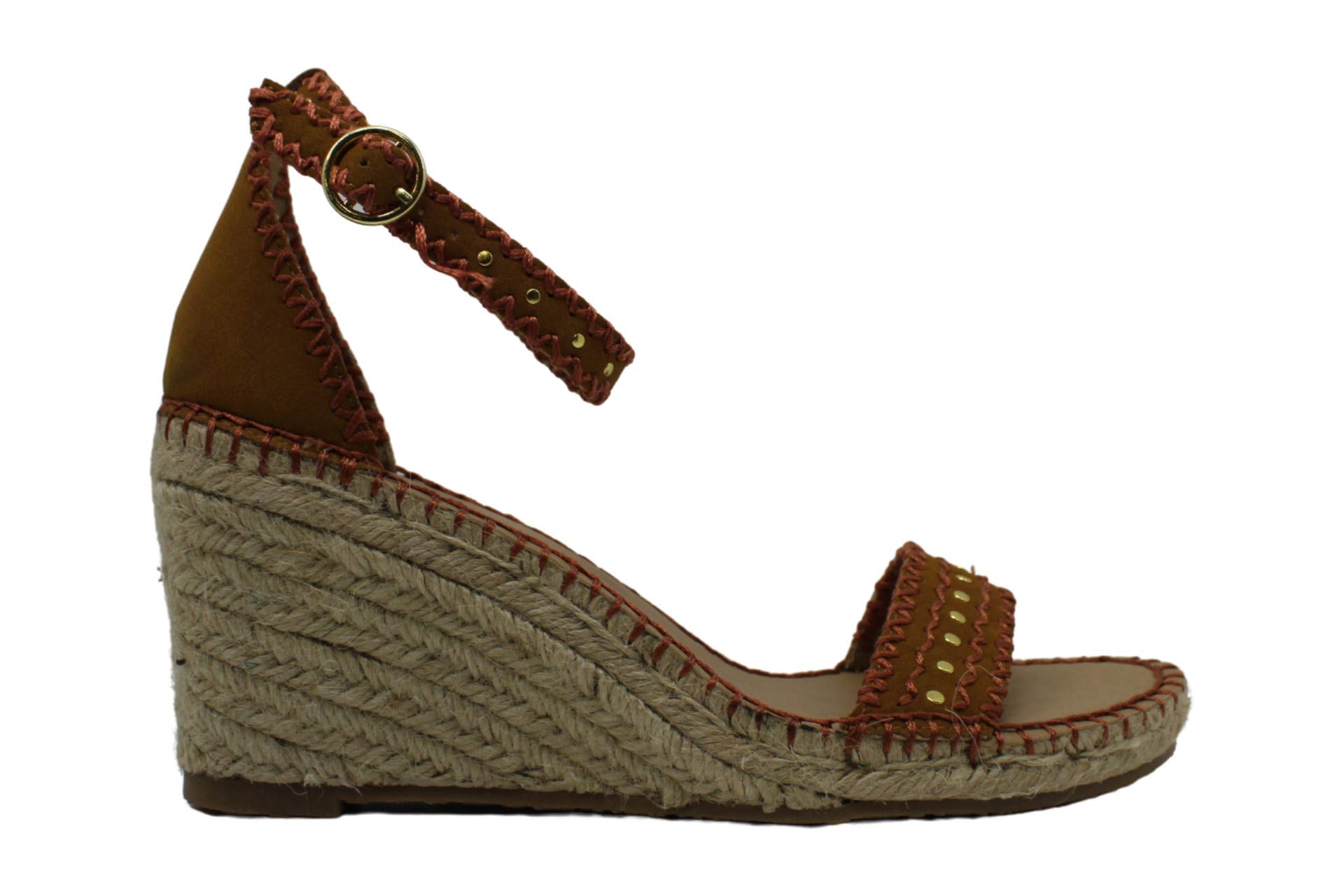 ADRIENNE VITTADINI Womens Charming Canvas Open Toe Casual Platform Sandals