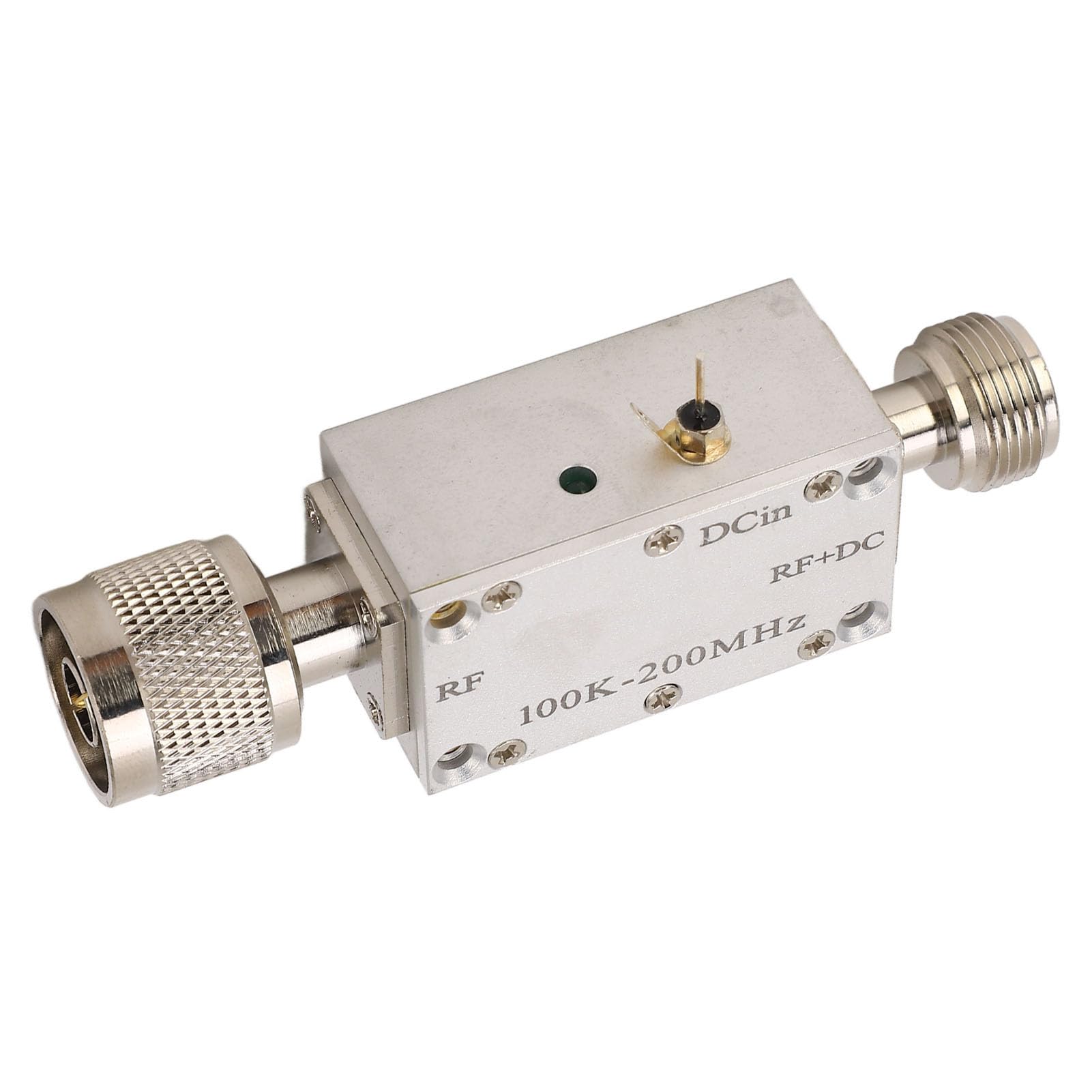 Bias Tee, Hochfrequenz -HF -Breitbandverstärker -Verstärker -DC -Blocker -Koaxial -Feeder für den Optischen Modulationsantrieb, 0,1–200 MHz