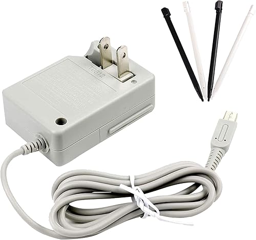 Xahpower Paquete de cargador 3DS, cargador compatible con Nintendo 3DS (XLLL), 3DS (XLLL), nuevo 2DS (XLLL), 2DS, DSi (XLLL), paquete de 4 lápices