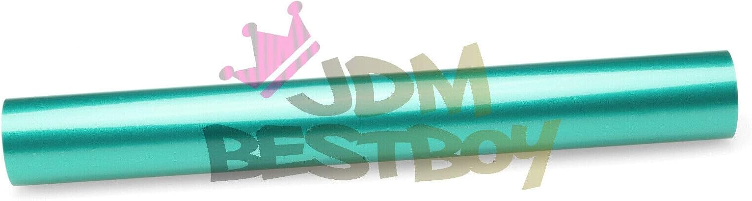 JDMBESTBOY Free Tool Kit Teal Premium High Gloss Metallic Car Vinyl Wrap Sticker Auto Decal Film Sheet Bubble Free Air Release Technology - 48"X60" (4FT X 5FT)