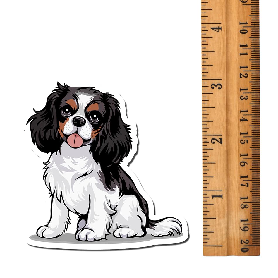 Imanes de perros Cavalier King Charles Spaniel, pack 2 miniatura 3