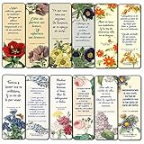 Spanish Virtuous Women Proverbs 31 Flower Bookmarks Scriptures Series 2 (60 Pack) - RVR1960 Perfect Gift for Sunday School Cell Group Church Women Ministry Supplies Stocking Stuffers