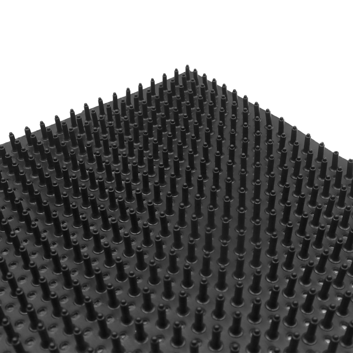Riven 2 spazzole per raschietti cavalli, 350 x 300 mm, con 40 penne, set completo di spazzole massaggianti per cavalli, bovini, capre, pecore, nero