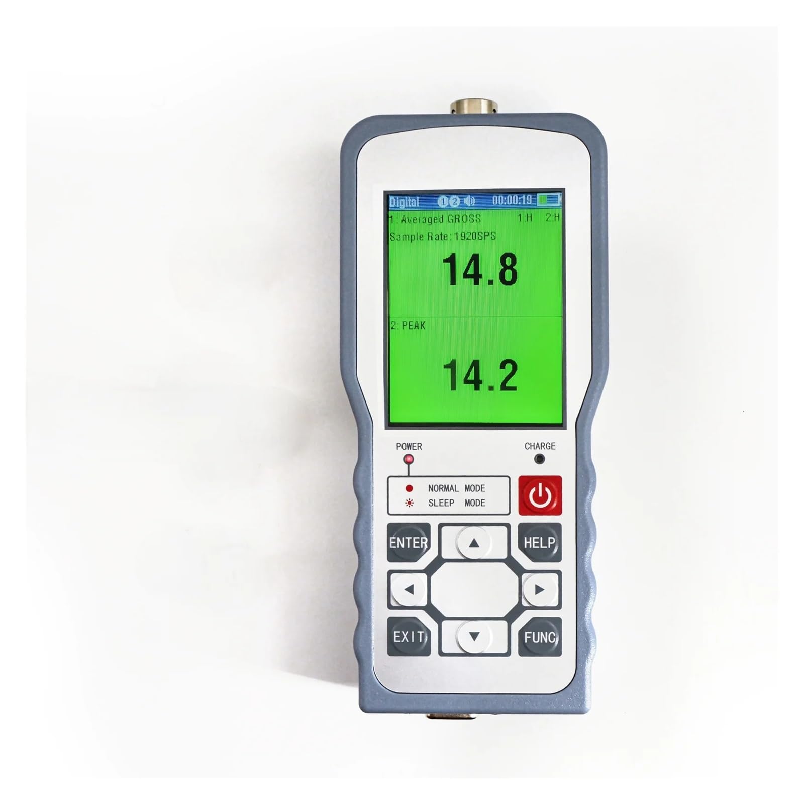 Medidor de fuerza digital, Dinamómetro de empuje y tracción digital, modo o/pista, precisión ± 0,05% FS, prueba señal entrada MV G/kg/T/lb/oz/N/KN/Nm