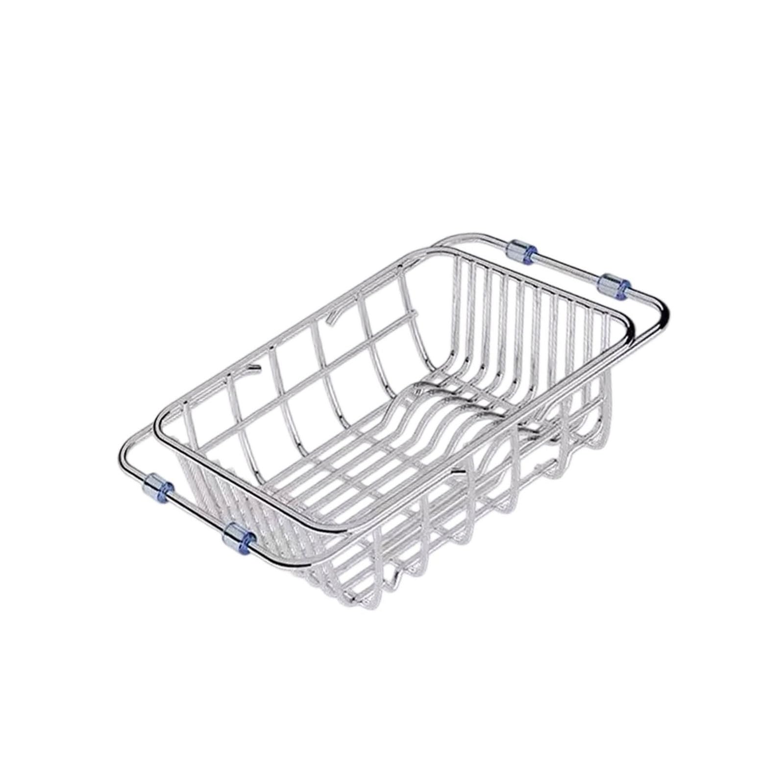 MALSSE Multifunctional Sink Strainer 304 Rustless Modifiable Drying Rack Kitchen Cleansing Tool Food Grade Rustless Sink Basket