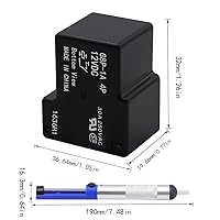 Vista 2 de G8P-1A4P-12VDC 30A 250VAC Relé de PCB totalmente sellado para placa de PC o montaje en panel, resuelva el problema del código F01 de la secadora