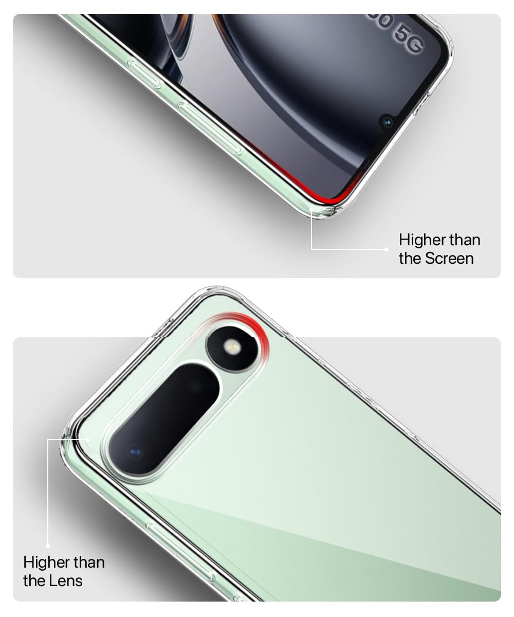 Transparent Case for Tecno PopX 5G & Spark 50 5G - Full Protection -5